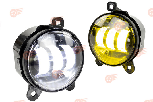 ПТФ светодиодные двухцветные Эконом 22W, 2800lux на Лада Приора, Шевроле Нива с 2009 г.в., Лада Нива 2123, ГАЗ Газель_1