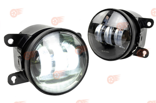 ПТФ светодиодные двухцветные Эконом 22W, 2800lux на Лада Гранта FL, Веста, Веста NG, Икс Рей, Ларгус FL, Нива Урбан, Renault_1