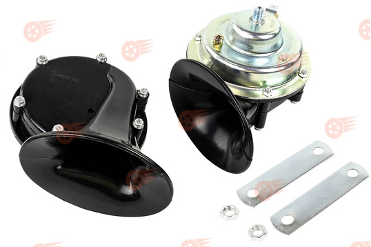 Комплект воздушных звуковых сигналов Horn Speed (Волга), 2 шт на ВАЗ и иномарки_1