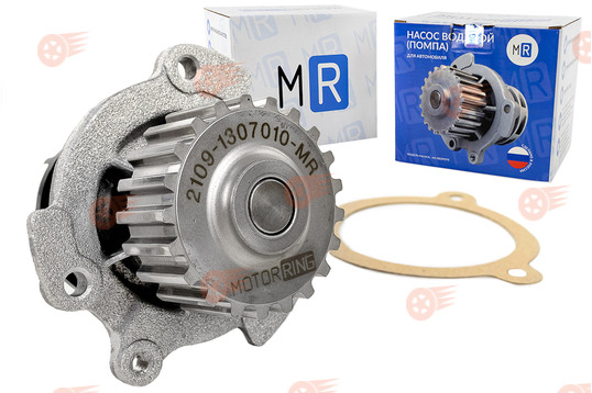 Водяной насос (помпа) образца 2109 MR на 8кл ВАЗ 2108-2115, Лада Калина, Калина 2, Гранта, Приора, Ока_1