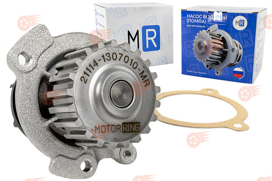 Водяной насос (помпа) образца 21114 MR на 8кл ВАЗ 2108-2115, Калина, Калина 2, Гранта, Приора, Ока_1