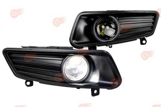 ПТФ диодные 60W 13000lux (ближний, дальний) Sal-Man на Volkswagen Polo 5 с 2015 г.в._1