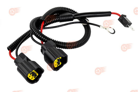 Проводка штатного подключения звукового сигнала SEM-ALI 131/132 на Mazda 1, 2 поколений, Mitsubishi 2 поколения, Волга_1