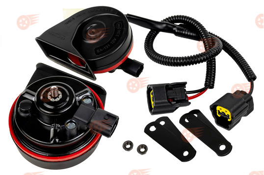 Рупорный воздушный звуковой сигнал SEM-ALI 131 c проводкой штатного подключения на ВАЗ 2108-2115, Лада Калина, Калина 2, Гранта, Гранта FL, Приора, Веста, Веста NG, Нива 4х4, Нива Легенд, Нива Тревел, Шевроле Нива_1