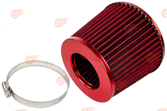 Фильтр воздушный нулевого сопротивления конус красный MR на инжекторные ВАЗ 2101-2115, Лада Гранта, Калина, Приора, Нива Тревел, Нива Легенд, Шевроле Нива_1