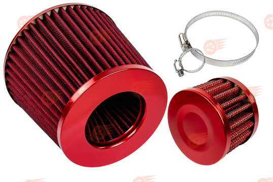 Комплект красных фильтров нулевого сопротивления (воздушный и картерных газов) MR на инжекторные ВАЗ 2101-2115, Лада Гранта, Калина, Приора, Нива Легенд, Нива Тревел, Шевроле Нива_1