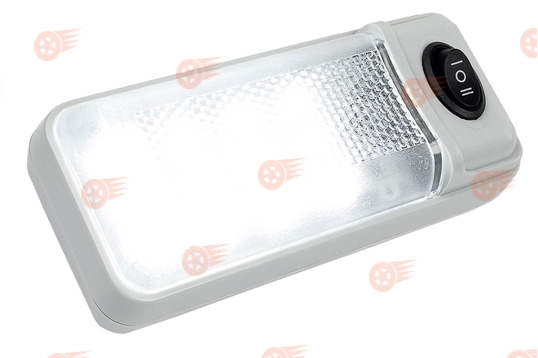 Диодный плафон освещения салона с кнопкой на ВАЗ 2108-21099, 2110-2112, 2113-2115_1