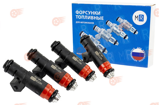 Комплект форсунок MR 734 (аналог 20734), 4 шт на 8 кл ВАЗ 2110-2115, Лада Калина, Калина 2, Гранта, Приора, Нива 4х4, Нива Легенд, Нива Тревел, Шевроле Нива_1