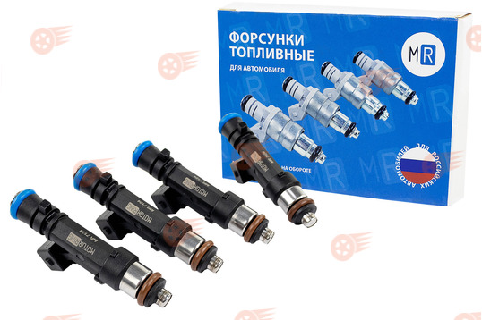 Комплект форсунок MR 7124 (аналог 0 280 158 034), 4 шт на 8 кл Лада Ларгус до 2017 г.в., Renault с двигателем K7M_1