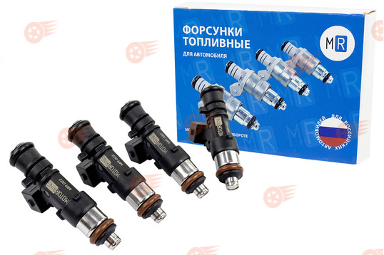Комплект форсунок MR 022 (аналог 0 280 158 022), 4 шт на 16 кл ВАЗ 2110-2112, 2113-2115, Лада Калина, Калина 2, Приора, Гранта с двигателем 21124, 21126, 11194_1