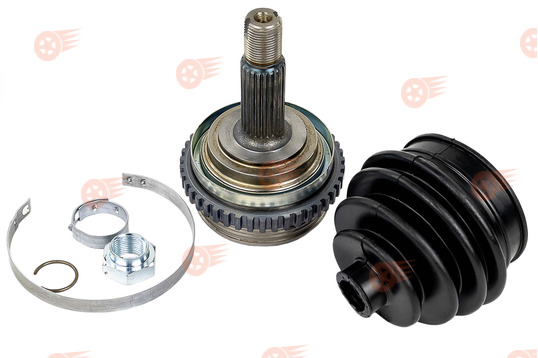 Шарнир наружный в сборе (пыльник, гайка, 2 хомута) на Лада Калина, Калина 2, Гранта, Гранта FL, Приора, Datsun с АБС_1