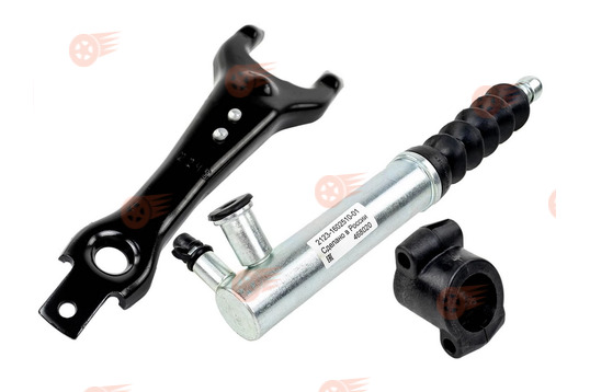 Комплект рабочего цилиндра с вилкой привода сцепления и модернизированным пластиковым кронштейном на Лада Нива 4х4 2009-2015 г.в., Нива Тревел, Шевроле Нива_1