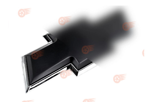 Шильдик на решетку радиатора нового образца черный матовый на Шевроле Нива с 2009 г.в._1