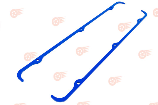 Прижимные пластины клапанной крышки 4 мм синие MR на ГАЗ Газель, Соболь, Баргузин, Волга, УАЗ 452, 469, Хантер с двигателем ЗМЗ, УМЗ_1