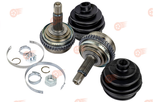 Комплект наружных ШРУСов в сборе (пыльник, гайка, 2 хомута), 2 шт на Лада Калина, Калина 2, Гранта, Гранта FL, Приора, Datsun с ABS_1