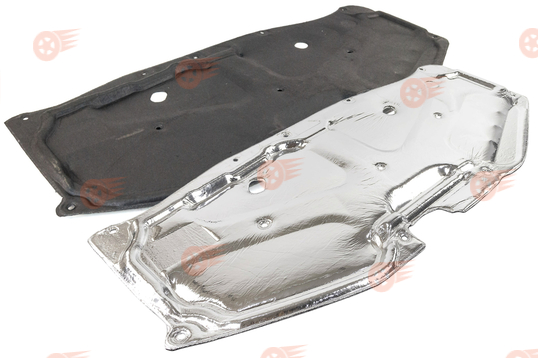 Комплект обивок капота на войлочной основе, 2 шт (тканевая и фольгированная) Технологии будущего на Лада Ларгус, Renault Logan_1