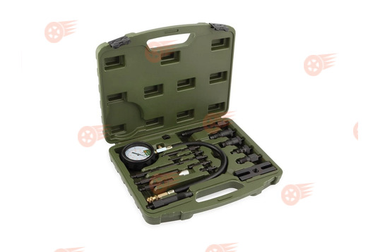 Компрессометр с насадками для измерения компрессии в дизельных двигателях Дело Техники_1