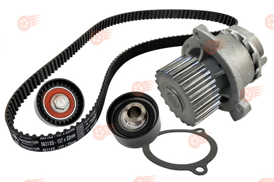 Комплект ремня ГРМ CHINA ORIGINAL GATES с помпой 21126 Luzar на 16 кл Лада Приора, Калина, Калина 2, Гранта, Гранта FL, Ларгус, Ларгус FL, Веста, Икс Рей, Datsun_1