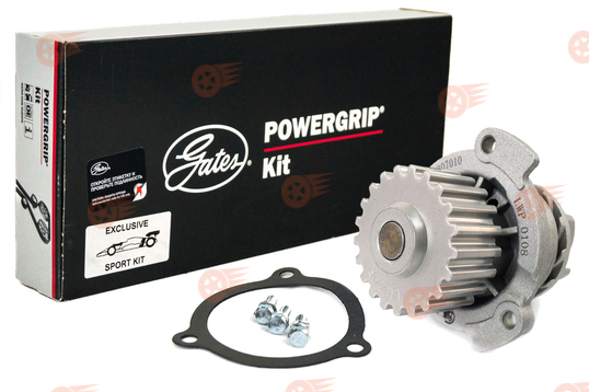 Усиленный комплект ремня ГРМ GATES с помпой Luzar на 8 кл ВАЗ 2108-2115, Лада Приора, Калина, Калина 2, Гранта Стандарт, Ока_1