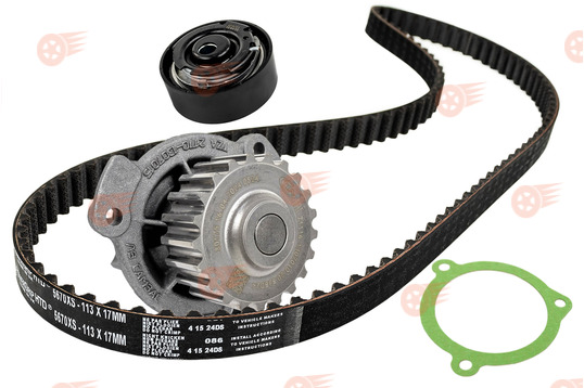 Комплект ремня ГРМ GATES с помпой 21116 ТЗА серии Комфорт на 8 кл Лада Калина, Калина 2, Гранта, Гранта FL, Приора, Ларгус, Ларгус FL, Веста NG, Datsun_1