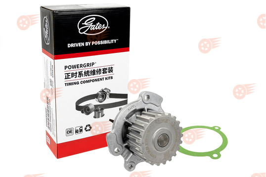 Комплект ремня ГРМ CHINA ORIGINAL GATES с помпой 21126 ТЗА серии Норма на 16 кл Лада Приора, Калина, Калина 2, Гранта, Гранта FL, Ларгус, Ларгус FL, Веста, Икс Рей, Datsun_1