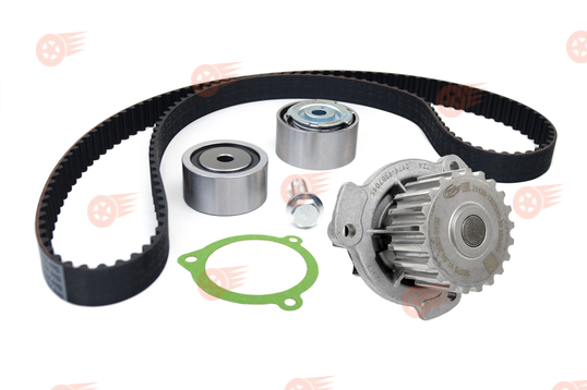 Комплект ремня ГРМ Marel Magnum с помпой 21126 ТЗА серии Комфорт на 16 кл Лада Приора, Калина, Калина 2, Гранта, Гранта FL, Ларгус, Ларгус FL, Веста, Икс Рей, Datsun_1