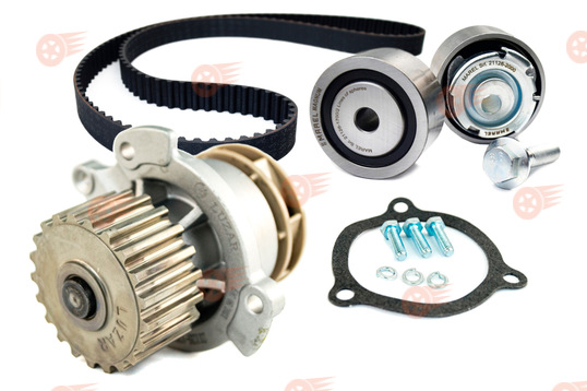 Комплект ремня ГРМ Marel Magnum с помпой 21126 Luzar Turbo на 16 кл Лада Приора, Калина, Калина 2, Гранта, Гранта FL, Ларгус, Ларгус FL, Веста, Икс Рей, Datsun_1