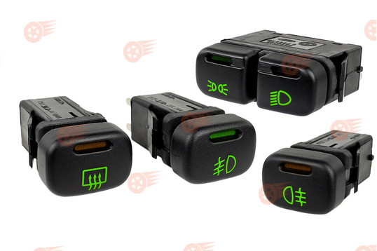 Комплект штатных кнопок с индикацией на ВАЗ 2113-2115, Лада Нива Тревел, Шевроле Нива_1