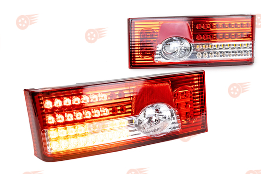 Задние диодные фонари красно-белые на ВАЗ 2108, 2109, 21099, 2113, 2114_1