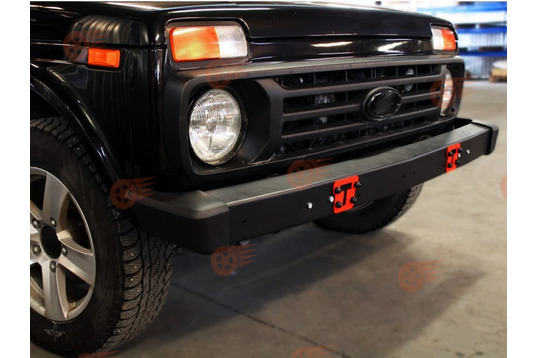 Бампер передний PBK под Hi-Jac на Лада Нива 4х4_1