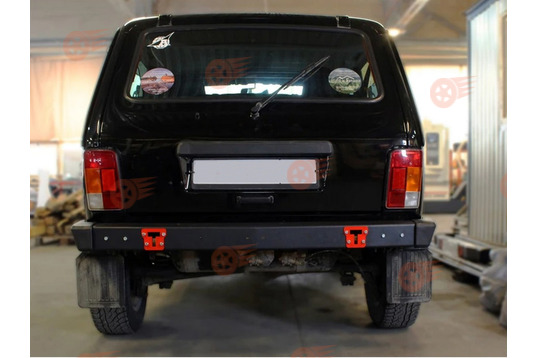 Бампер задний PBK под Hi-Jac на Лада Нива 4х4_1