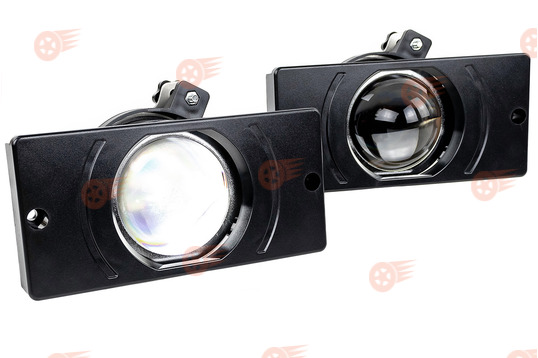 ПТФ диодные с линзой (ближний, дальний) 6000K TheBestPartner на ВАЗ 2110-2112, 2113-2115, Шевроле Нива до 2009 г.в._1