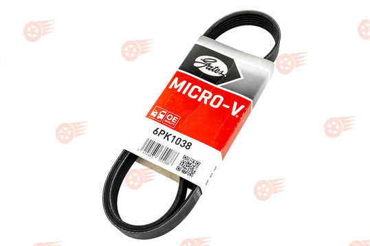 Ремень генератора Gates 6PK1038 на Лада Веста с кондиционером_1