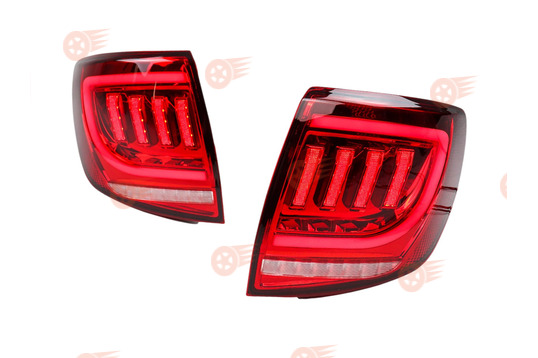 Задние фонари диодные красные в стиле Mustang на Лада Гранта, Гранта FL седан_1