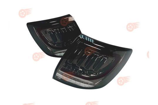 Задние фонари диодные черные в стиле Mustang на Лада Гранта, Гранта FL седан_1