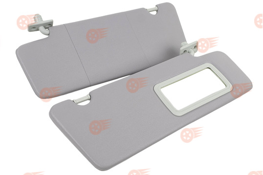 Солнцезащитные козырьки с зеркалом светлые на Лада Приора, Приора 2_1