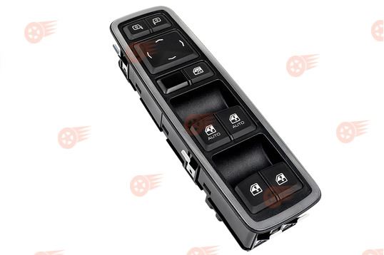 Блок управления стеклоподъемниками c автодоводчиками и зеркалами без электроскладывания, хром рамка на Лада Веста NG_1