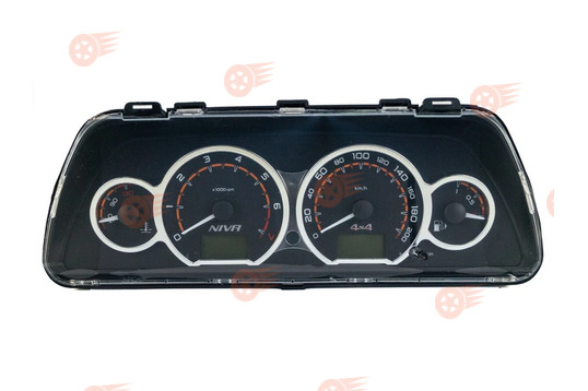 Комбинация приборов обновленная, колодцы хром АТПП на  Лада Нива 4х4, Нива Тревел до 2024 г.в. включительно, Шевроле Нива_1