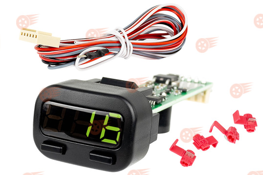 Бортовой компьютер ШТАТ Х-1 М Универсал вместо заглушки кнопки на Лада Калина, ВАЗ 2108-21099, 2113-2115, 2110-2112, Шевроле Нива_1