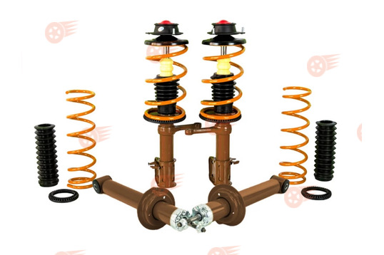 Подвеска масляная в сборе с занижением 50 мм АСТОН на ВАЗ 2108-21099, 2113-2115_1