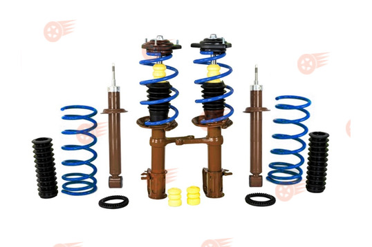 Подвеска масляная в сборе с занижением 90 мм АСТОН на Лада Приора_1