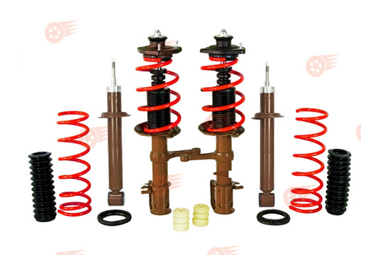 Подвеска масляная в сборе с занижением 30 мм АСТОН на Лада Калина_1