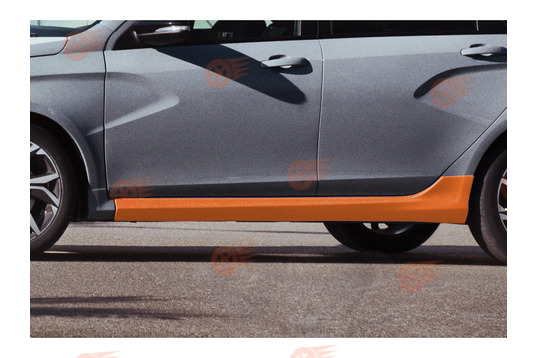 Обтекатель левого порога Sport на Лада Веста Спорт_1