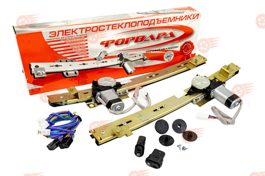 Комплект передних электростеклоподъемников реечного типа Форвард на ВАЗ 2109, 21099, 2114, 2115_1