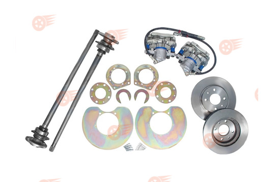 Комплект задних дисковых тормозов 2110 под гидравлический ручник GTS на ВАЗ 2101-2107_1