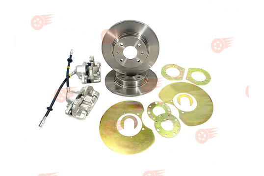 Установочный комплект задних дисковых тормозов 2108 GTS с невентилируемыми дисками на ВАЗ 2101-2107_1