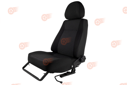 Сиденье переднее водительское в сборе с салазками на ВАЗ 2110-2112_1