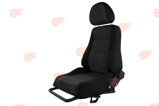 Сиденье переднее водительское в сборе с салазками на ВАЗ 2109, 21099, 2114, 2115, Лада Нива 4х4 2131_1