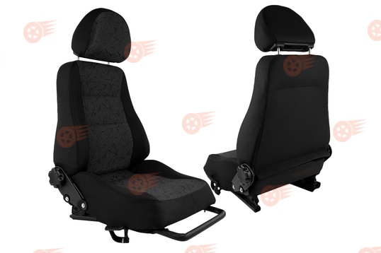 Комплект передних сидений в сборе с салазками на ВАЗ 2109, 21099, 2114, 2115, Лада Нива 4х4 2131_1