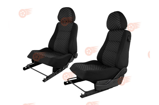 Комплект передних сидений в сборе с салазками на 3-дверные Лада Нива 4х4 до 2019 г.в._1